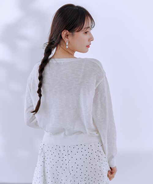 ニット セーター スムージースラブシアーニット 「低身長・小柄女性」 レディース セール】スムージースラブシアーニット 【低身長・小柄女性