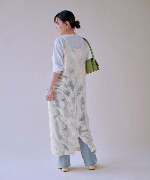COHINA（コヒナ）の「スムージースラブシアーニット 【低身長・小柄女性】（ニット/セーター・レディース・ホワイト/グリーン/ピンク・ONE SIZE）」の9枚目の写真