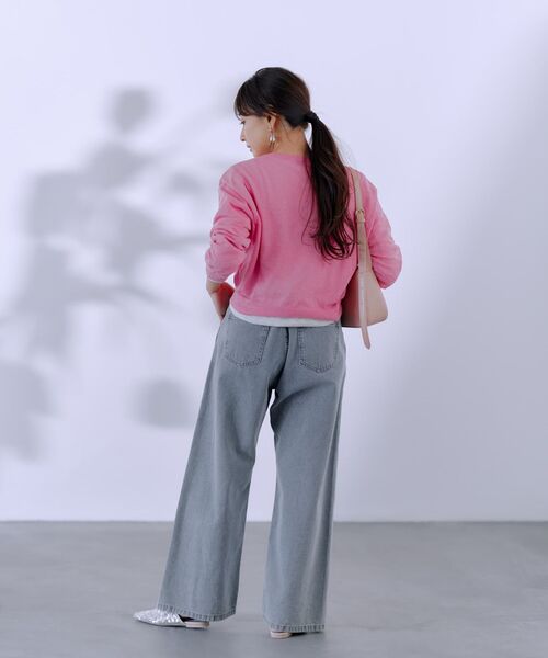 COHINA（コヒナ）の「スムージースラブシアーニット 【低身長・小柄女性】（ニット/セーター・レディース・ホワイト/グリーン/ピンク・ONE SIZE）」の15枚目の写真
