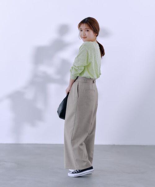 COHINA（コヒナ）の「スムージースラブシアーニット 【低身長・小柄女性】（ニット/セーター・レディース・ホワイト/グリーン/ピンク・ONE SIZE）」の19枚目の写真