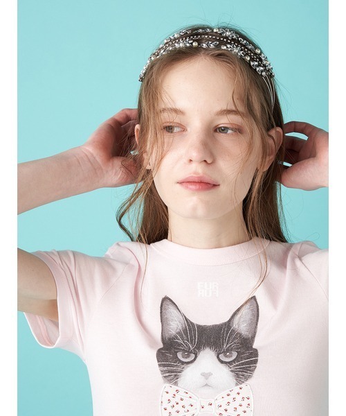 FURFUR(ファーファー)の「【上國料萌衣コラボ】ティアラカチューシャ(カチューシャ・レディース・ゴールド/シルバー・FREE)」の12枚目の写真