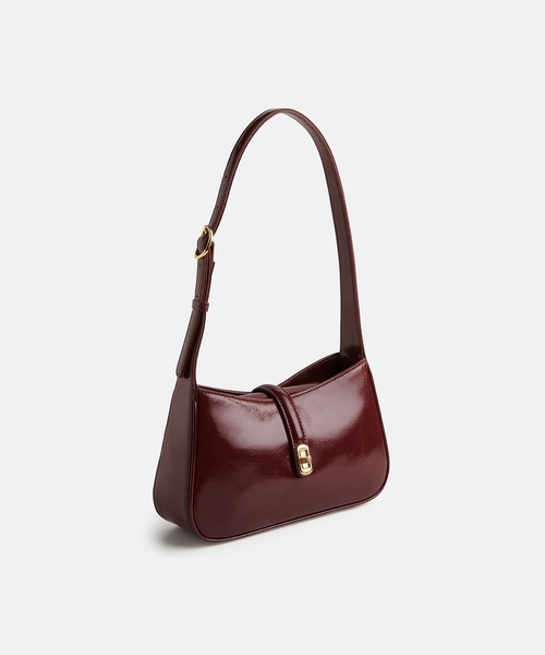 METROCITY（メトロシティ）の「【メトロシティ】牛革 ビクトリアグロッシーショルダーバッグ スモール（ショルダーバッグ・レディース・ブルー/レッド・FREE）」の9枚目の写真