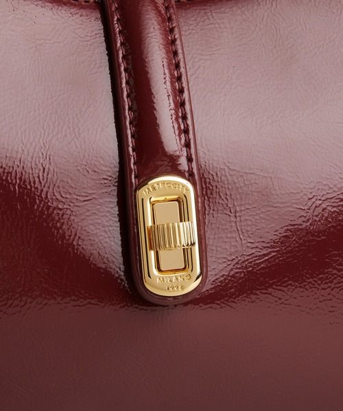 METROCITY（メトロシティ）の「【メトロシティ】牛革 ビクトリアグロッシーショルダーバッグ スモール（ショルダーバッグ・レディース・ブルー/レッド・FREE）」の13枚目の写真