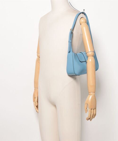 METROCITY（メトロシティ）の「【メトロシティ】牛革 ビクトリアグロッシーショルダーバッグ スモール（ショルダーバッグ・レディース・ブルー/レッド・FREE）」の15枚目の写真