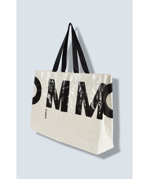 OMMO（オーエムエムオー）の「SHOPPING BAG L（トートバッグ・レディース・ホワイト・FREE）」の6枚目の写真