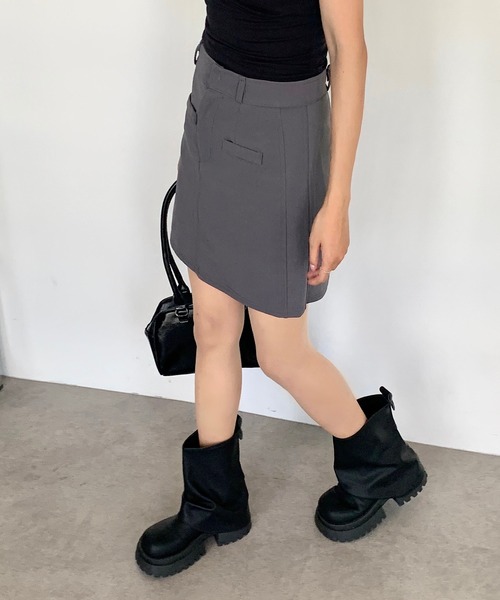 Teem Store(チームストア)の「インパン付きタイトスミニスカート(スカート・レディース・ブラック/グレー・S/M)」の18枚目の写真