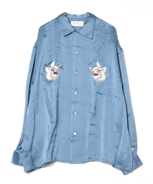 ROYAL FLASH（ロイヤルフラッシュ）の「el conductorH/コンダクター/別注 刺繍シャツ（シャツ/ブラウス・メンズ・ブラック/グレー/ブルー・F）」の3枚目の写真