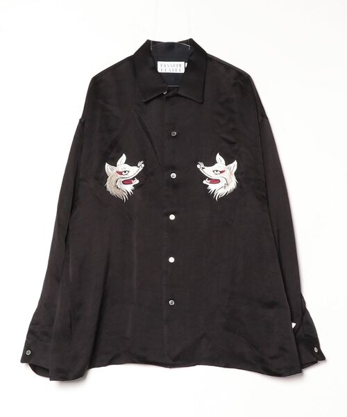 ROYAL FLASH（ロイヤルフラッシュ）の「el conductorH/コンダクター/別注 刺繍シャツ（シャツ/ブラウス・メンズ・ブラック/グレー/ブルー・F）」の2枚目の写真