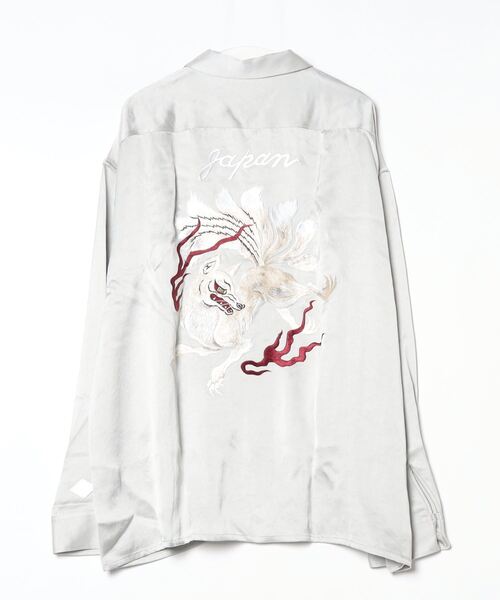 ROYAL FLASH（ロイヤルフラッシュ）の「el conductorH/コンダクター/別注 刺繍シャツ（シャツ/ブラウス・メンズ・ブラック/グレー/ブルー・F）」の4枚目の写真