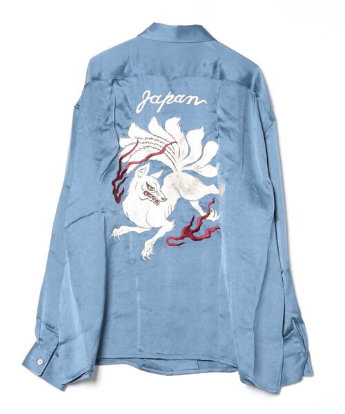 ROYAL FLASH（ロイヤルフラッシュ）の「el conductorH/コンダクター/別注 刺繍シャツ（シャツ/ブラウス・メンズ・ブラック/グレー/ブルー・F）」の5枚目の写真