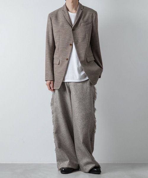 ato（アトウ）の「NO SLEEVE T-SHIRST（Tシャツ/カットソー・メンズ・ブラック/ホワイト・46/48）」の7枚目の写真