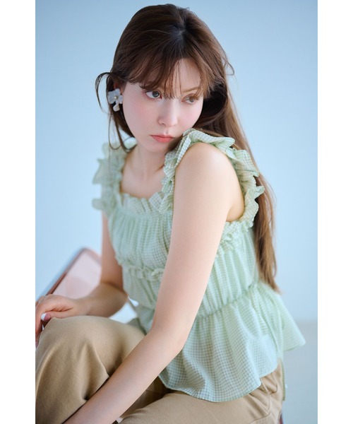 LILY BROWN（リリーブラウン）の「【WEB限定カラー】シャーリング