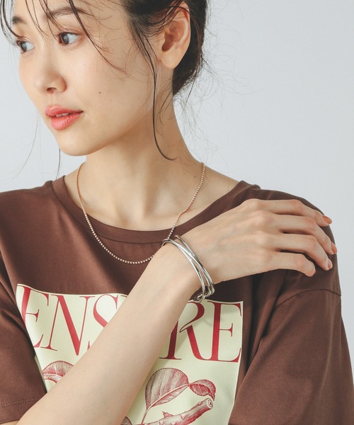 GLOBAL WORK（グローバルワーク）の「ステンレスバングル/455552（バングル/リストバンド・レディース・ゴールド/シルバー・FREE）」の2枚目の写真