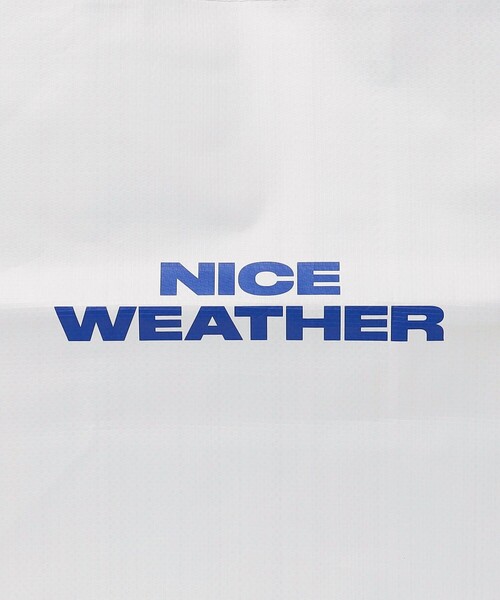 NICE WEATHER(ナイスウェザー)の「<NICE WEATHER>マーケット バッグ(トートバッグ・メンズ・ホワイト/ブラック・FREE)」の8枚目の写真