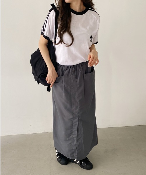 LOVALOT(ラバロット)の「大容量ナイロンリュック(バックパック/リュック・レディース・Black/Beige/グレー・FREE)」の12枚目の写真