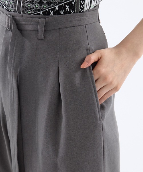 UJOH/ウジョー】《STUDIOUS別注》Slit Wide PNT/ワイドパンツ