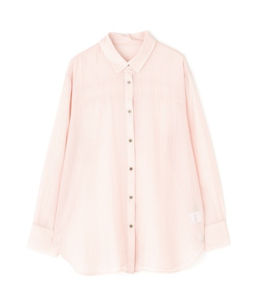 N.(N. Natural Beauty Basic)(エヌエヌナチュラルビューティーベーシック)の「シアーオーバーシャツ(シャツ/ブラウス・レディース・ベージュ/ブルー系その他/ピンク系その他・MEDIUM)」の21枚目の写真