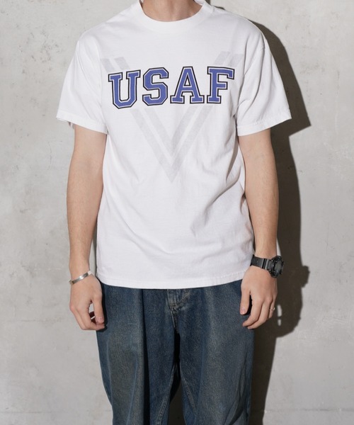 made in standard (メイドインスタンダード)の「MADE IN STANDARD / メイドインスタンダード USAF TEE ユーエスエアフォース 半袖Tシャツ(Tシャツ/カットソー・メンズ・ライトグレー/ホワイト・MEDIUM/LARGE/X-LARGE/SMALL)」の21枚目の写真