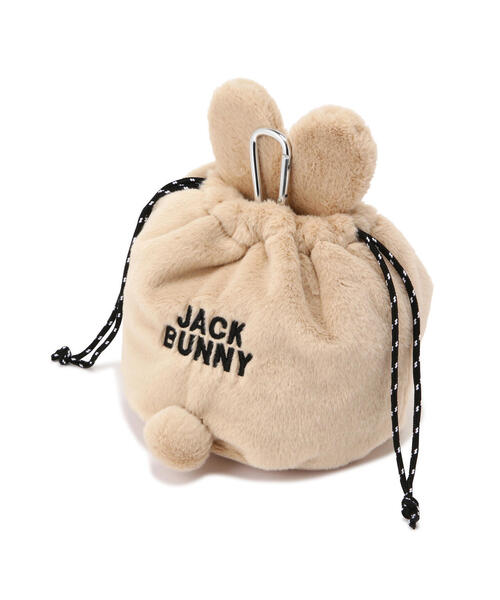 Jack Bunny!!】うさぎ巾着ポーチ (UNISEX)（ゴルフグッズ