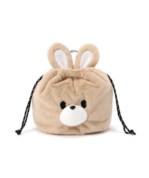 Jack Bunny!!】うさぎ巾着ポーチ (UNISEX)（ゴルフグッズ