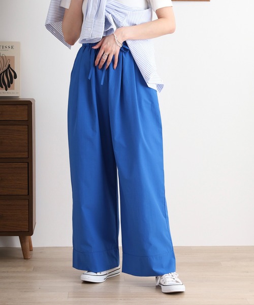 je crois soi プリーツ　デニムプリント　パンツ セール】je crois soi プリーツ デニムプリント パンツ（その他