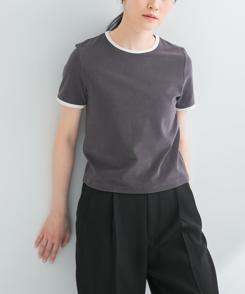 セール】パイルリンガーコンパクトTシャツ（Tシャツ/カットソー