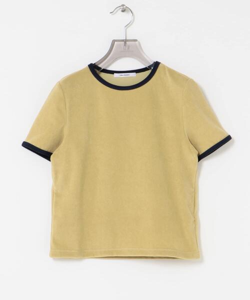 URBAN RESEARCH（アーバンリサーチ）の「パイルリンガーコンパクトTシャツ（Tシャツ/カットソー・レディース・ブラウン/グレー/ブラック/ブルー/イエロー・FREE）」の12枚目の写真