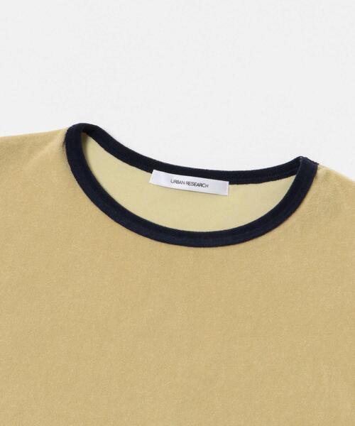 URBAN RESEARCH（アーバンリサーチ）の「パイルリンガーコンパクトTシャツ（Tシャツ/カットソー・レディース・ブラウン/グレー/ブラック/ブルー/イエロー・FREE）」の13枚目の写真