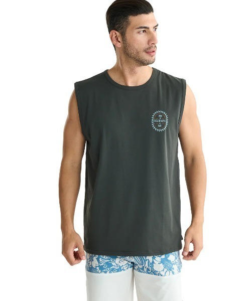 BILLABONG(ビラボン)の「BILLABONG メンズ SOFFTY TANK サーフタンクトップ 【2025年夏モデル】/ビラボン水陸両用UVケア伸縮速乾タンクトップラッシュガード(タンクトップ・メンズ・オフホワイト/レッド系その他・X-LARGE/LARGE/MEDIUM)」の10枚目の写真
