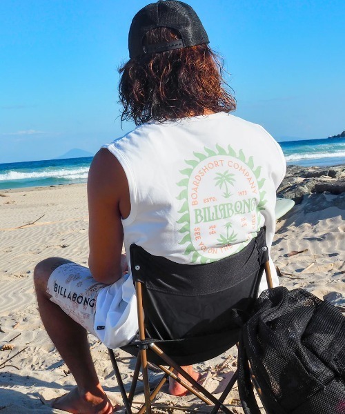 BILLABONG(ビラボン)の「BILLABONG メンズ SOFFTY TANK サーフタンクトップ 【2025年夏モデル】/ビラボン水陸両用UVケア伸縮速乾タンクトップラッシュガード(タンクトップ・メンズ・オフホワイト/レッド系その他・X-LARGE/LARGE/MEDIUM)」の18枚目の写真