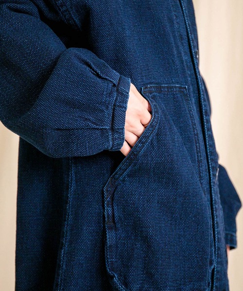 Brocante（ブロカント）の「[Brocante / ブロカント] ジャガードデニム ウーブリエコート（その他アウター・レディース・インディゴブルー・2）」の11枚目の写真