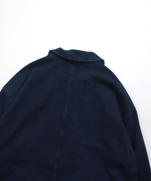 Brocante（ブロカント）の「[Brocante / ブロカント] ジャガードデニム ウーブリエコート（その他アウター・レディース・インディゴブルー・2）」の15枚目の写真