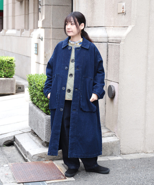 Brocante / ブロカント] ジャガードデニム ウーブリエコート | Domingo