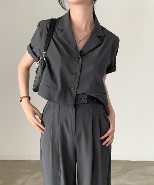 ECLIN セットアップ テーラージャケット＆ショートパンツ