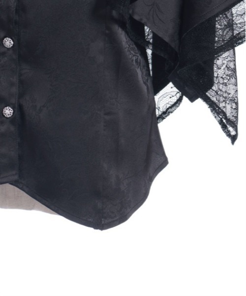 axes femme（アクシーズファム）の「ケープ風ジャカードブラウス（シャツ/ブラウス・レディース・ホワイト/ミント/ブラック/ラベンダー・FREE）」の15枚目の写真