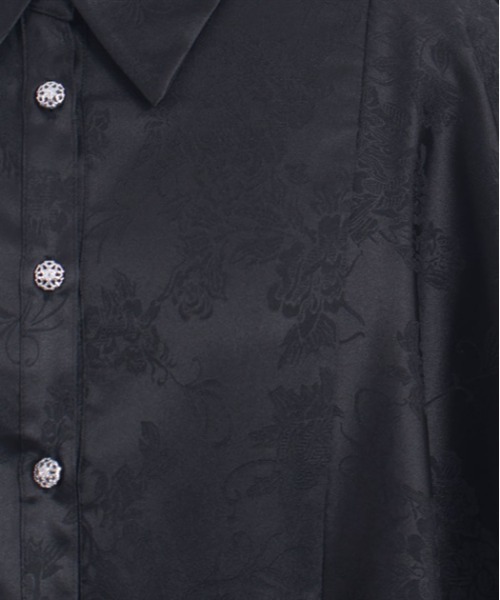 axes femme（アクシーズファム）の「ケープ風ジャカードブラウス（シャツ/ブラウス・レディース・ホワイト/ミント/ブラック/ラベンダー・FREE）」の17枚目の写真