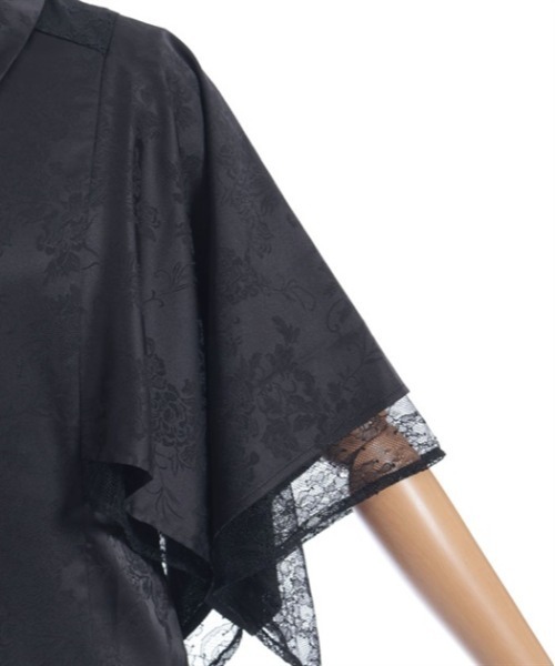 axes femme（アクシーズファム）の「ケープ風ジャカードブラウス（シャツ/ブラウス・レディース・ホワイト/ミント/ブラック/ラベンダー・FREE）」の19枚目の写真