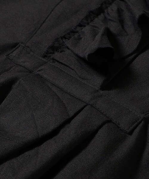 fennica（フェニカ）の「dahl'ia / シャンブレーフリル ワンピース（ワンピース・レディース・ブラック/ブルー・ONE SIZE）」の5枚目の写真