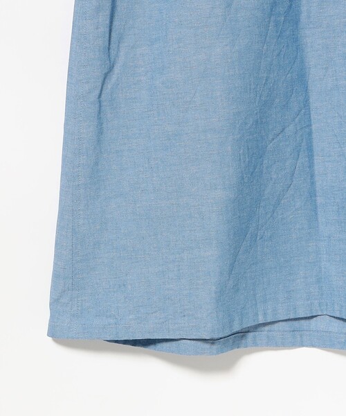 fennica（フェニカ）の「dahl'ia / シャンブレーフリル ワンピース（ワンピース・レディース・ブラック/ブルー・ONE SIZE）」の9枚目の写真