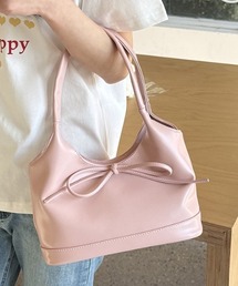 AsRiRe（アスリレイ）の「リボンデザインフェイクレザーミニハンドバッグ（トートバッグ）」