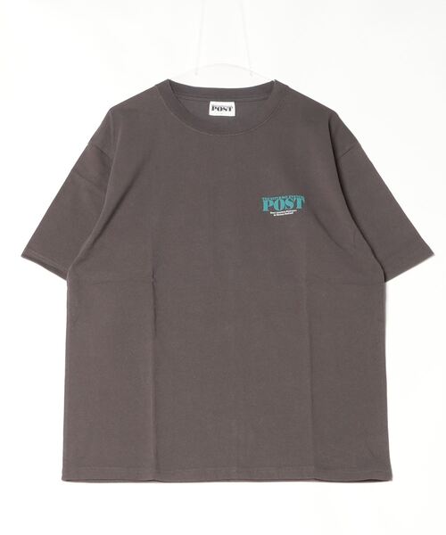 tシャツ 「THE SATURDAY EVENING POST」Going＆coming グラフィックプリントTシャツ レディース メンズ THE SATURDAY EVENING POST】Going&coming グラフィックプリント