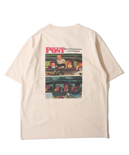 TETE HOMME（テットオム）の「【THE SATURDAY EVENING POST】Going&coming グラフィックプリントTシャツ（Tシャツ/カットソー・レディース・オフホワイト/チャコールグレー/ワインレッド・MEDIUM/LARGE/X-LARGE）」の12枚目の写真