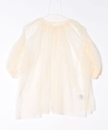 Bab（バブ）の「ラメチュールギャザートップス（Tシャツ/カットソー）」