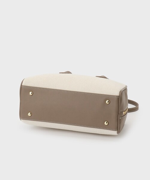 UNTITLED（アンタイトル）の「キャンバスボストンバッグ（ボストンバッグ・レディース・アイボリー系4/ブラウン系9・00）」の13枚目の写真