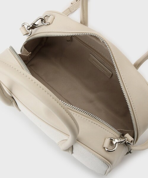 UNTITLED（アンタイトル）の「キャンバスボストンバッグ（ボストンバッグ・レディース・アイボリー系4/ブラウン系9・00）」の14枚目の写真