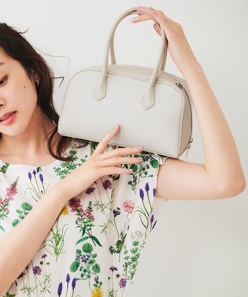 UNTITLED（アンタイトル）の「キャンバスボストンバッグ（ボストンバッグ・レディース・アイボリー系4/ブラウン系9・00）」の7枚目の写真