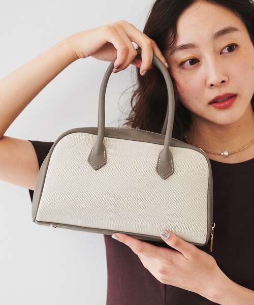 UNTITLED（アンタイトル）の「キャンバスボストンバッグ（ボストンバッグ・レディース・アイボリー系4/ブラウン系9・00）」の9枚目の写真