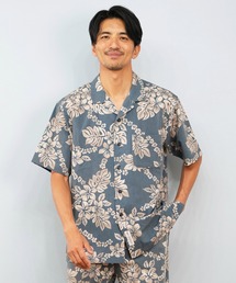 【限定】Mighty Surf Club/マイティーサーフクラブ 半袖シャツ アロハシャツ 総柄 セットアップ対応 MTS25SS01