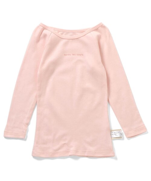 apres les cours（アプレレクール）の「GIRLSスムース深あき長袖肌着（インナーウェア/肌着・キッズ・ラベンダー/オフホワイト/ピンク・80/90/100/110/120/130）」の10枚目の写真