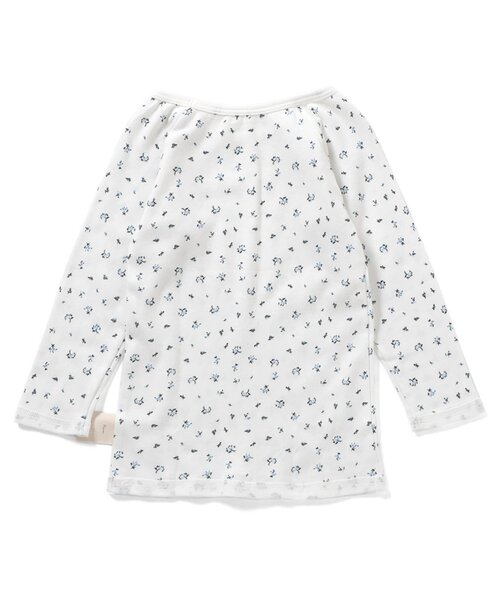 apres les cours（アプレレクール）の「GIRLSスムース深あき長袖肌着（インナーウェア/肌着・キッズ・ラベンダー/オフホワイト/ピンク・80/90/100/110/120/130）」の9枚目の写真